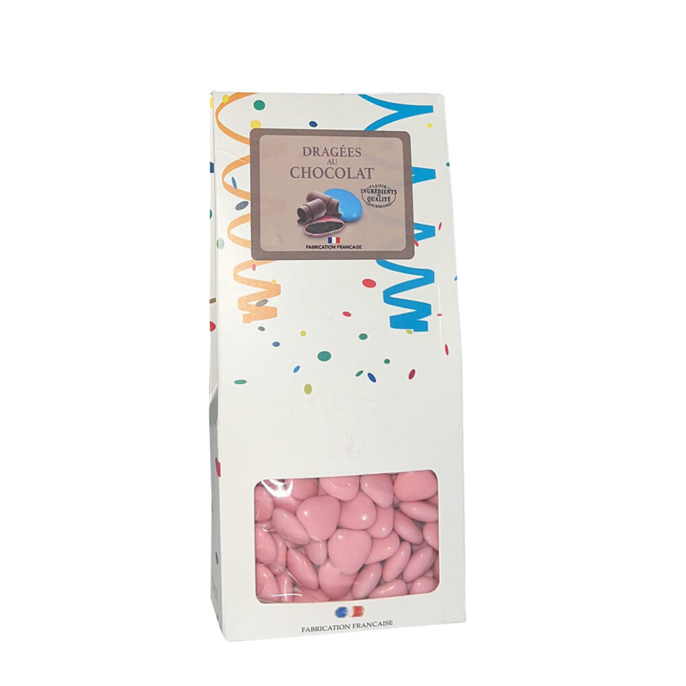 COEUR NAIN CHOCOLAT ROSE NACRE 150G