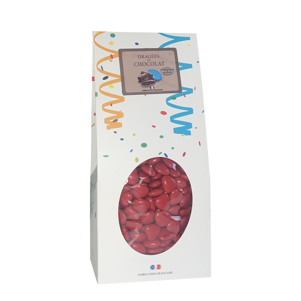 MINI COEUR TUBO 450G ROUGE