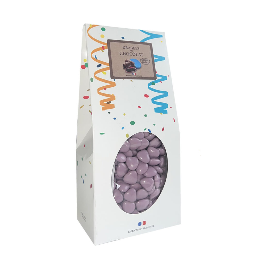MINI COEUR TUBO 450G LILAS