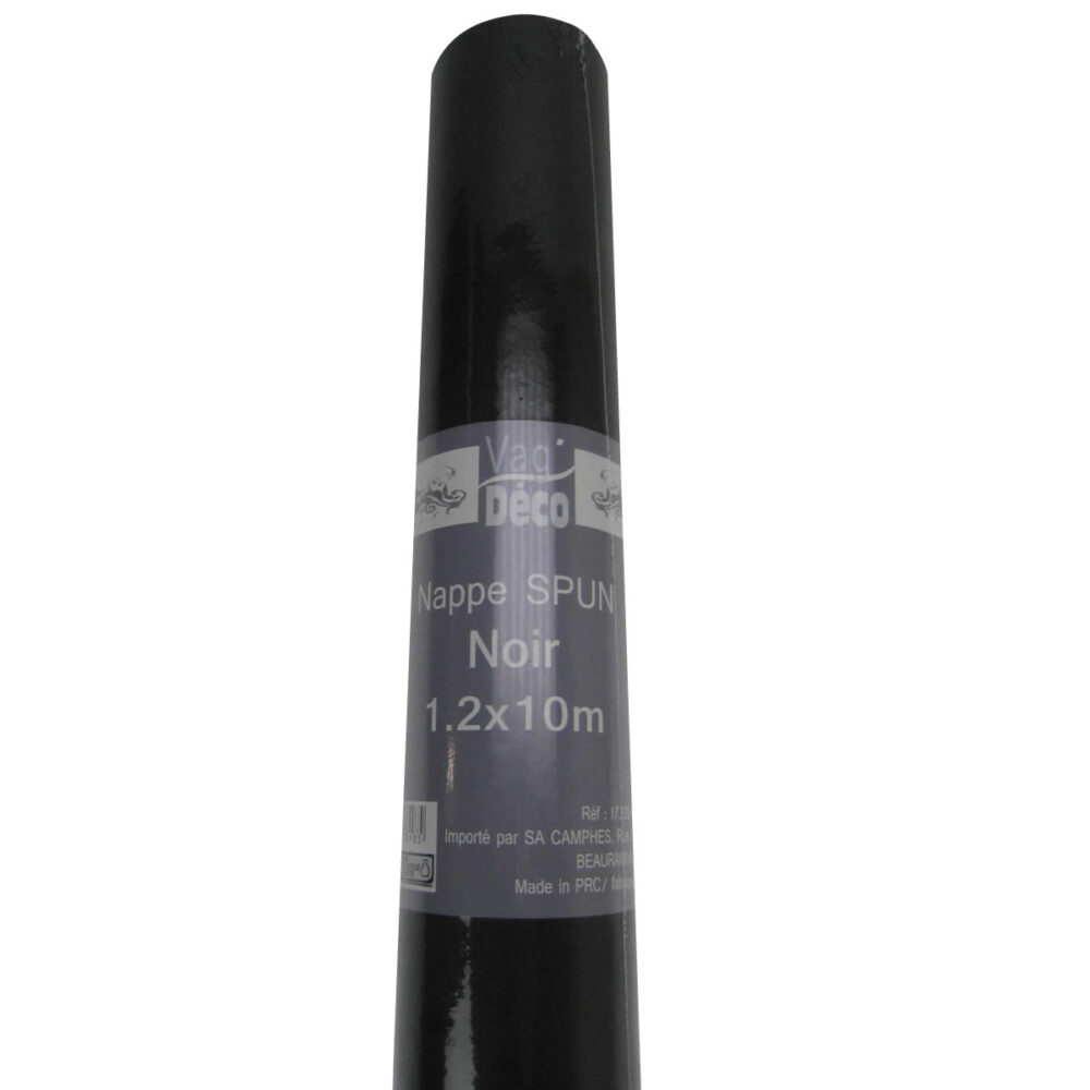 NAPPE SPUN NOIRE 60G (1,20 X 10M)