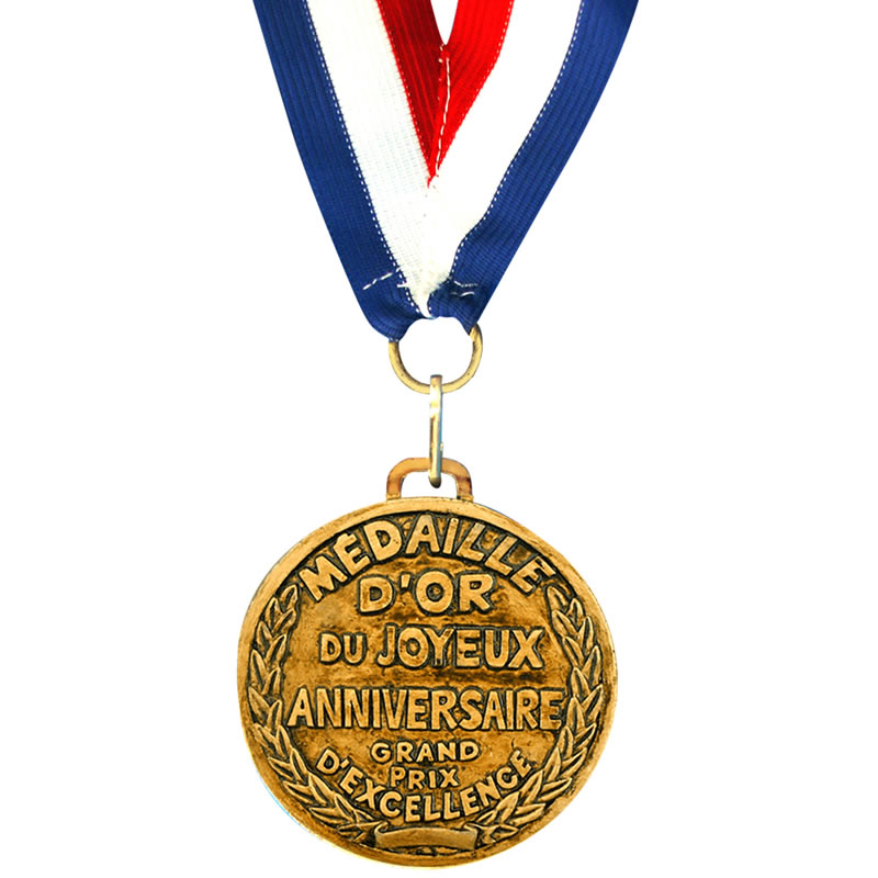 MÉDAILLE D'OR DE L'ANNIVERSAIRE