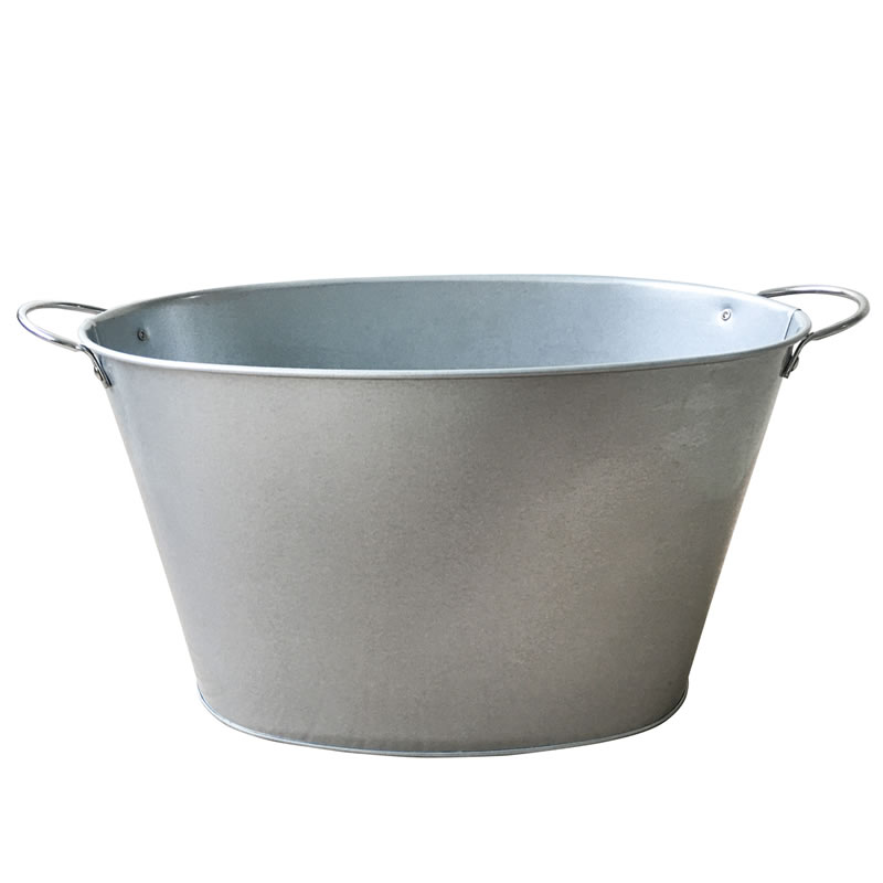 BASSINE EN ZINC 15L (38,5X24,9X23,7CM)
