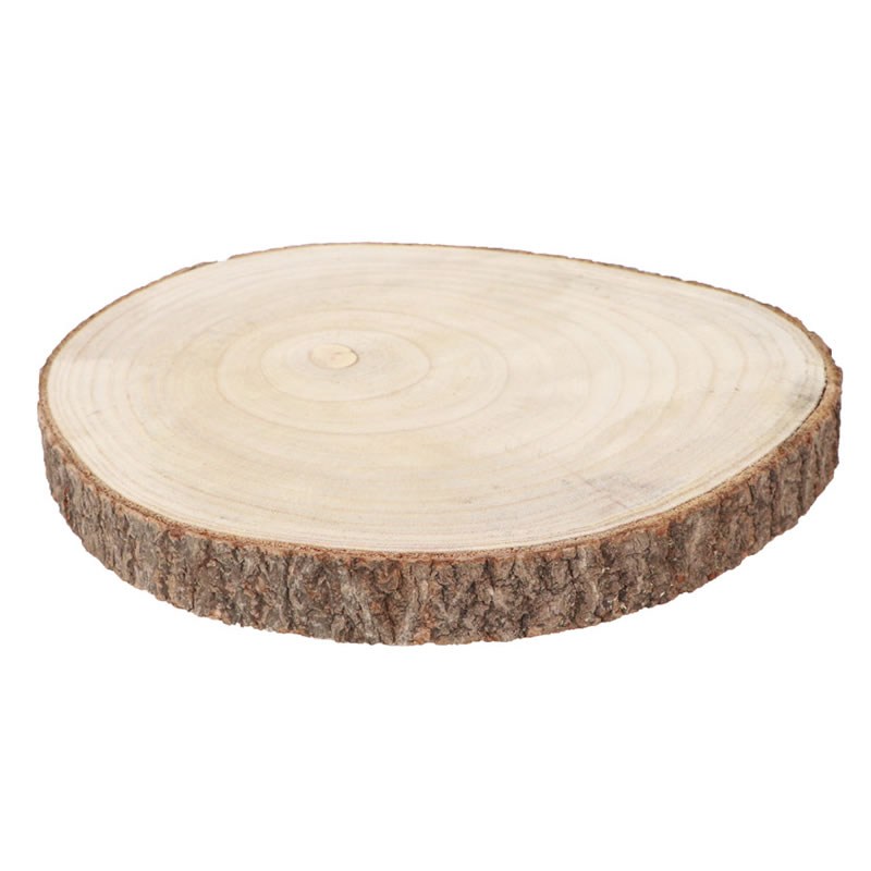 RONDIN DE BOIS AVEC ECORCE (ENV 34X3,5CM)