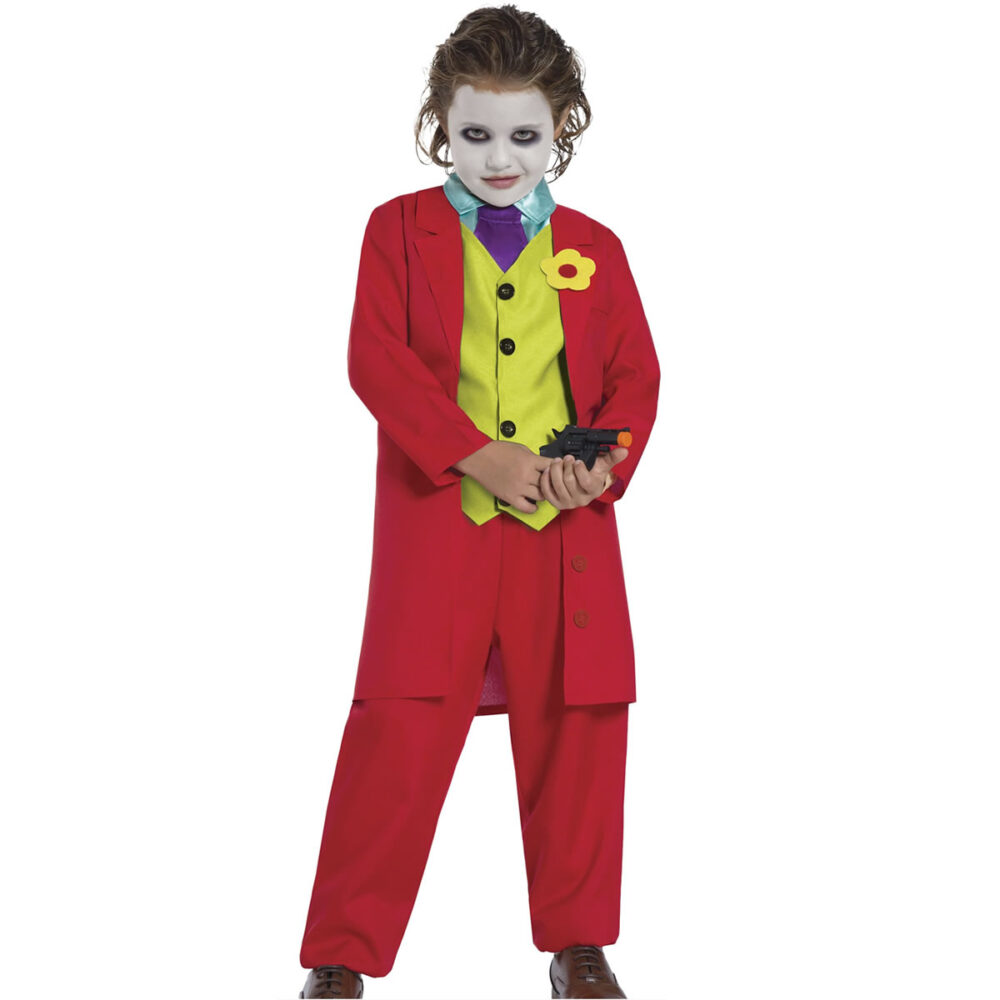 DÉGUISEMENT M. SMILE (10/12 ANS) GILET, VESTE, CRAVATE, PANTALON, T-SHIRT
