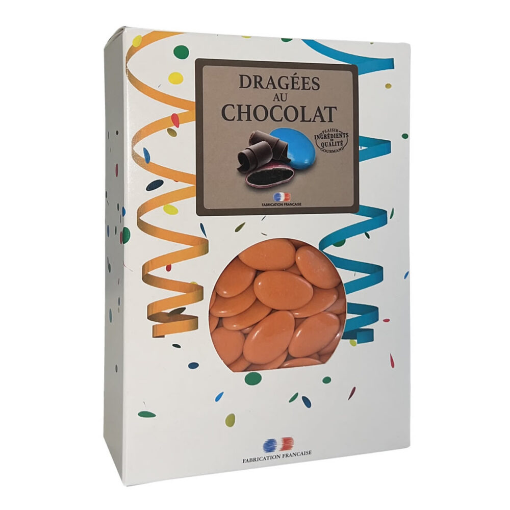 DRAGEES CHOCOLAT 54% CAPUCINE (PAPAYE) 1KG