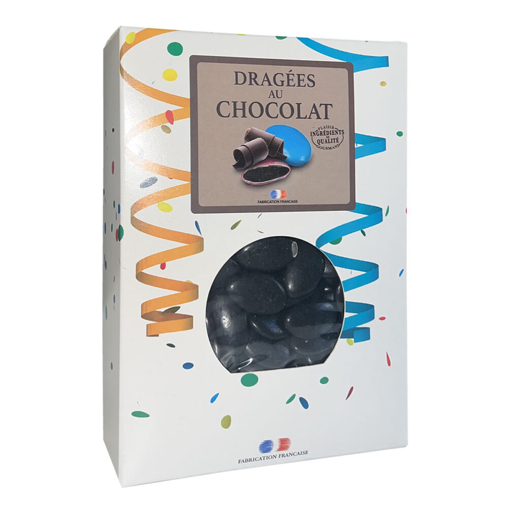DRAGEES CHOCOLAT 54% NOIR 1KG