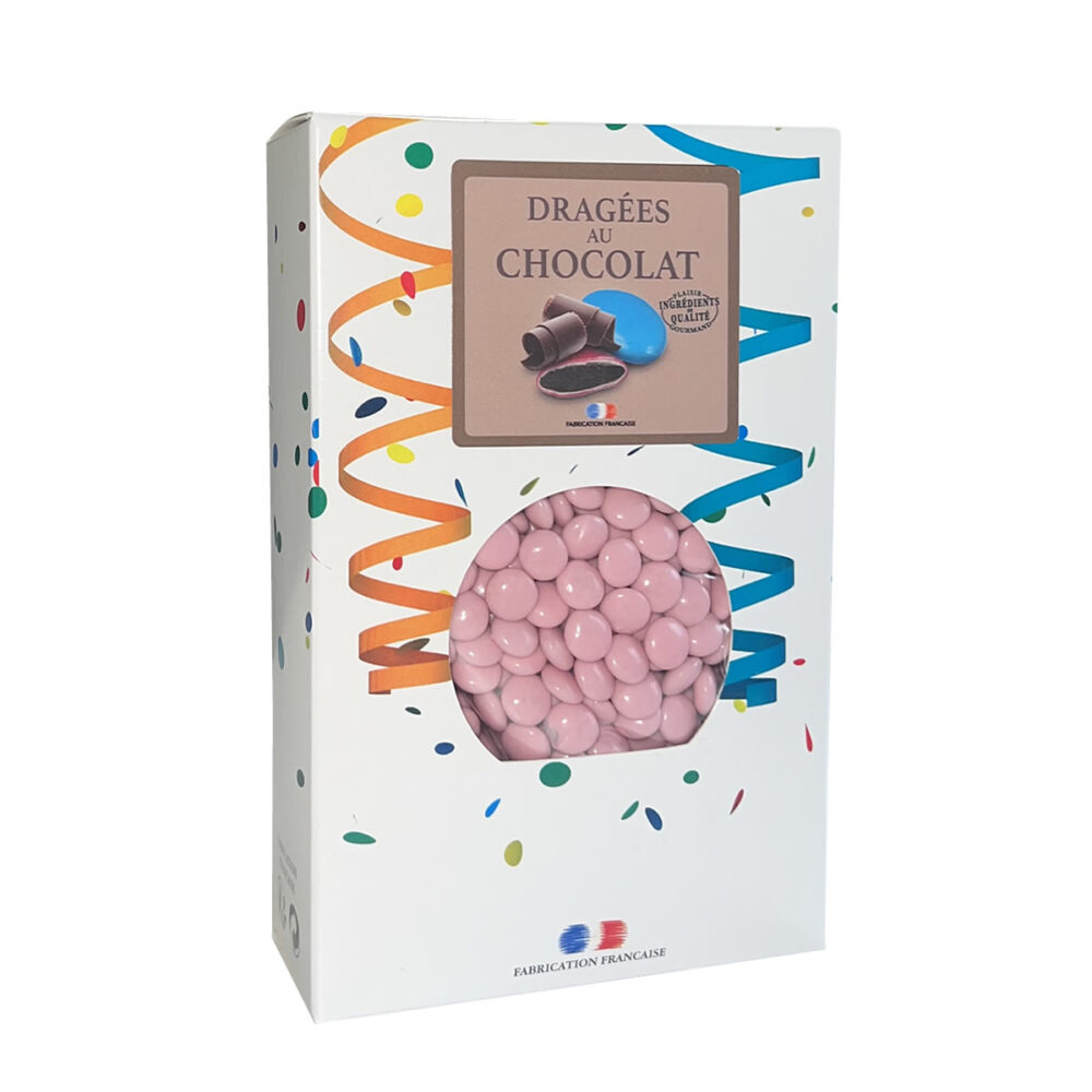 CHOCOLAT MINI CONFETTI ROSE NACRE 500 G
