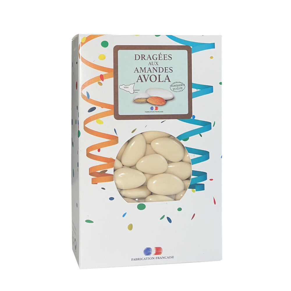DRAGEES AMANDES DAUPHINE ECRU 500G