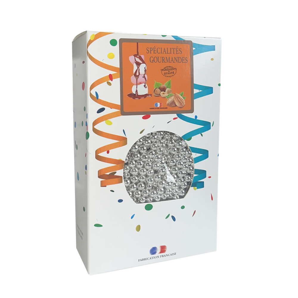 PERLES DECOR ARGENT 500G