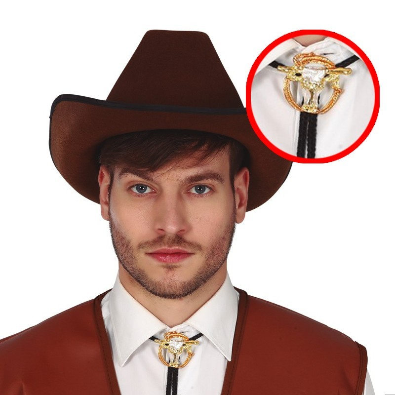Chapeau De Cowboy Pour Enfant – Large Bord, Non Tissé, Sangle Réglable – Pour Déguisement, Fête, Halloween, Noël