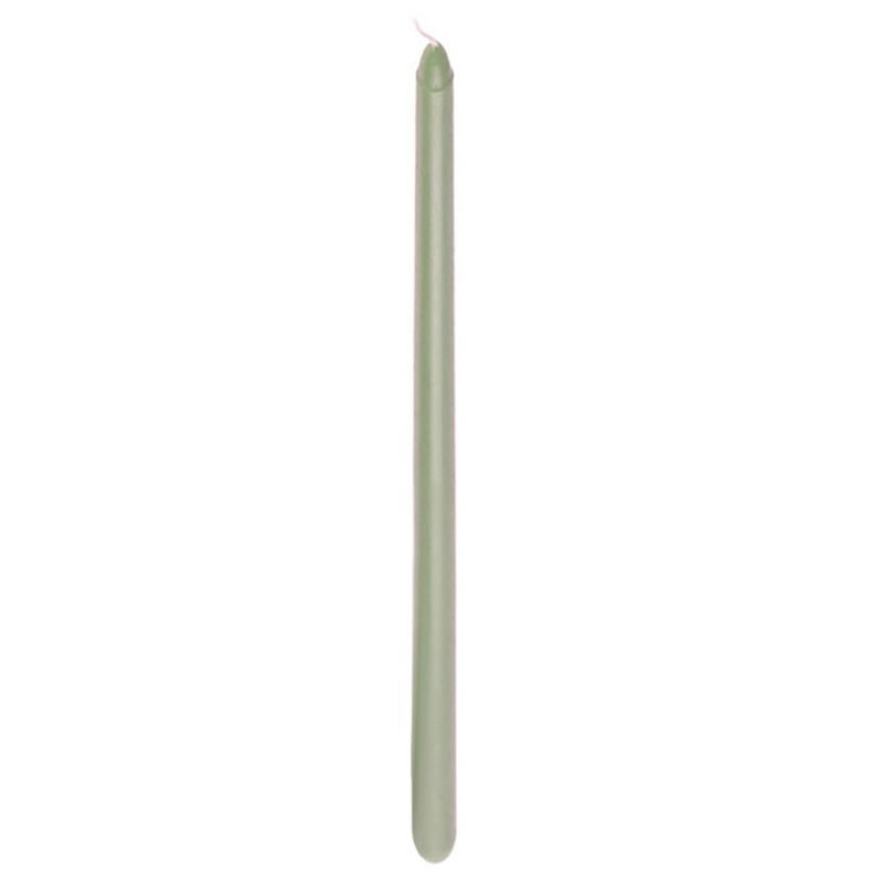BOUGIES FLAMBEAUX VERT SAUGE X2 (30CM)