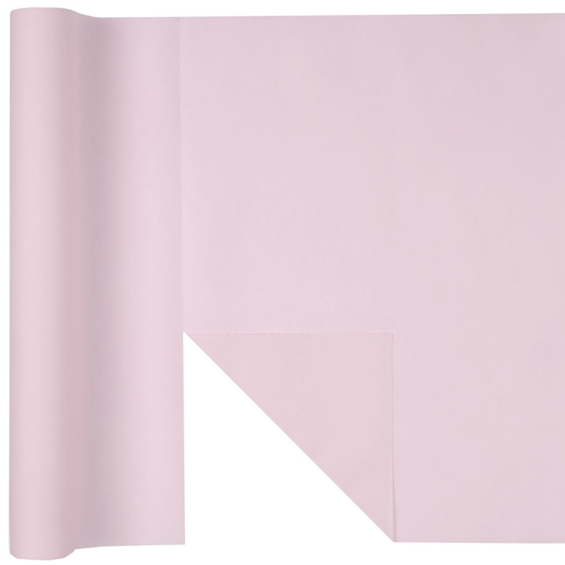 CHEMIN DE TABLE RAINBOW ROSE PÂLE