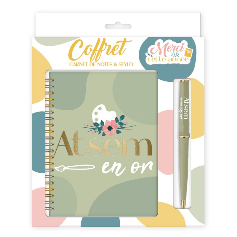 COFFRET ATSEM EN OR
