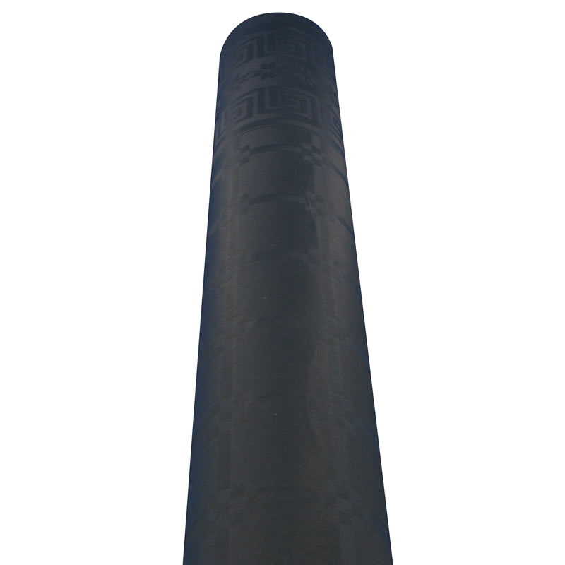 NAPPE DAMASSÉE NOIRE (1,20X6M)