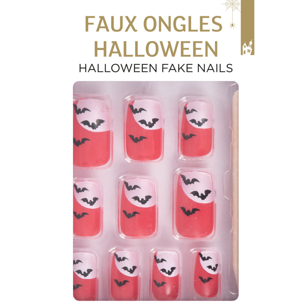 FAUX ONGLES HALLOWEEN