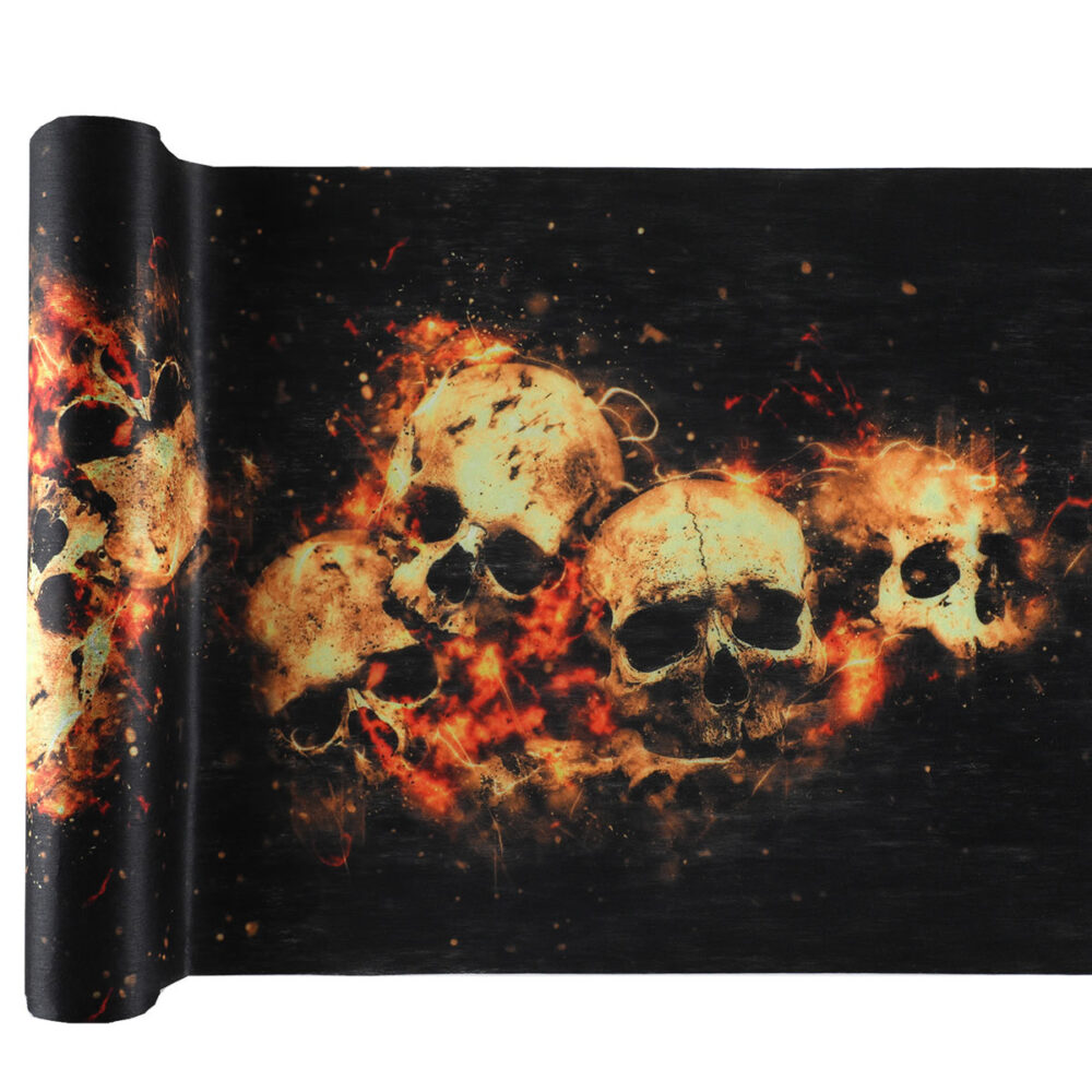 CHEMIN DE TABLE SKULL