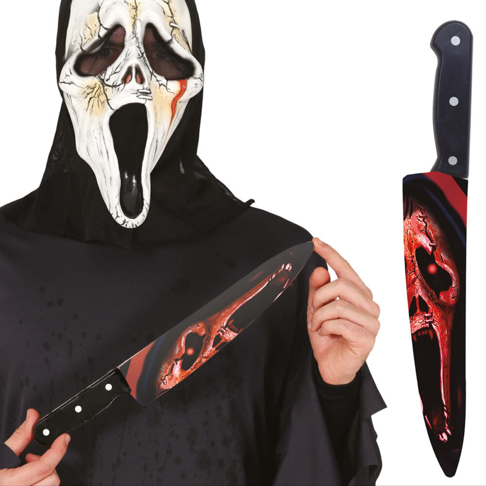 COUTEAU TUEUR SANGLANT (37CM)