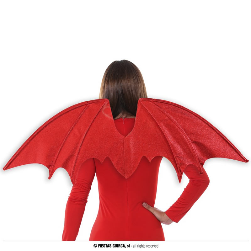 AILES ROUGES PAILLETTES (90X35CM)