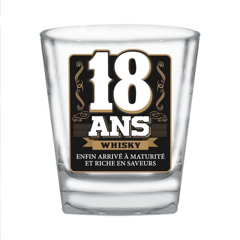 VERRE A WHISKY 18 ANS