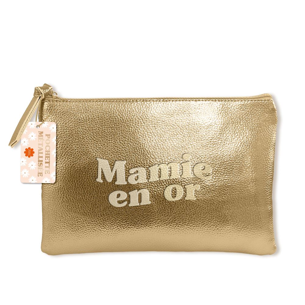 POCHETTE METALISE MAMIE