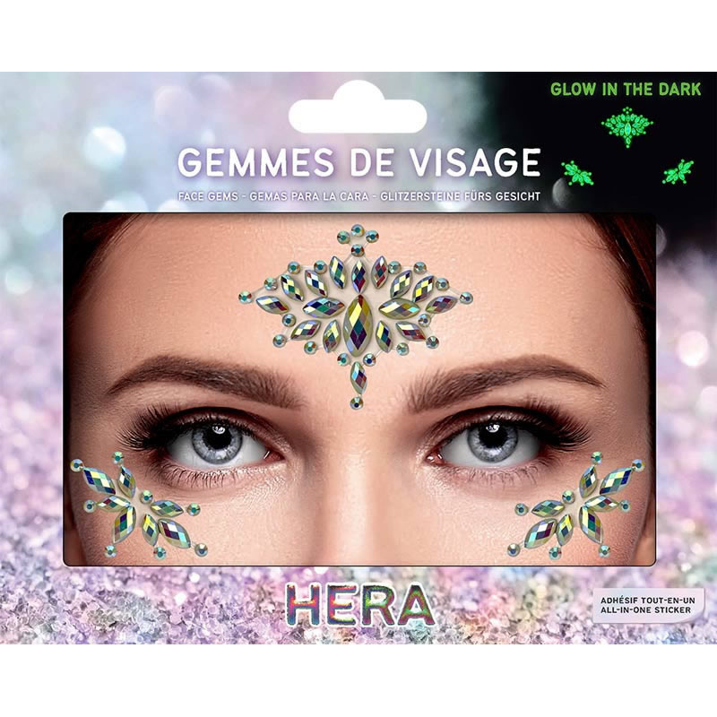 BIJOUX DE VISAGE HERA GLOW IN THE DARK
