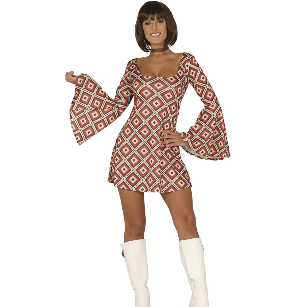 DÉGUISEMENT F. DISCO ROUGE (XL 44/46)
