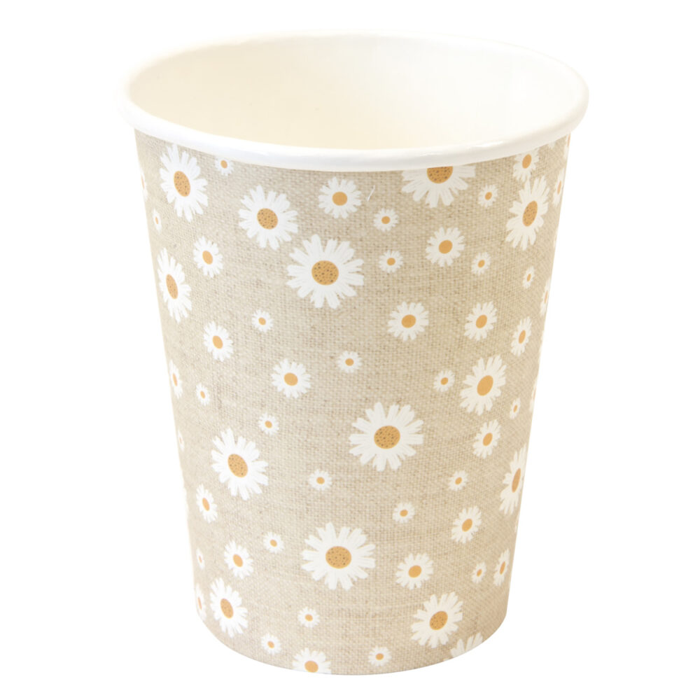 6 GOBELETS MARGUERITE