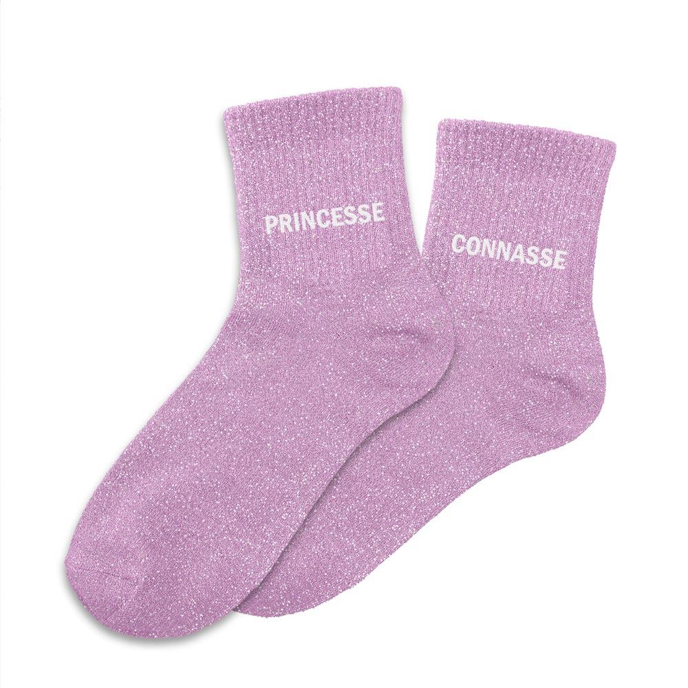 CHAUSSETTES DUO PRINCESSE CONNASSE PAILLETTES