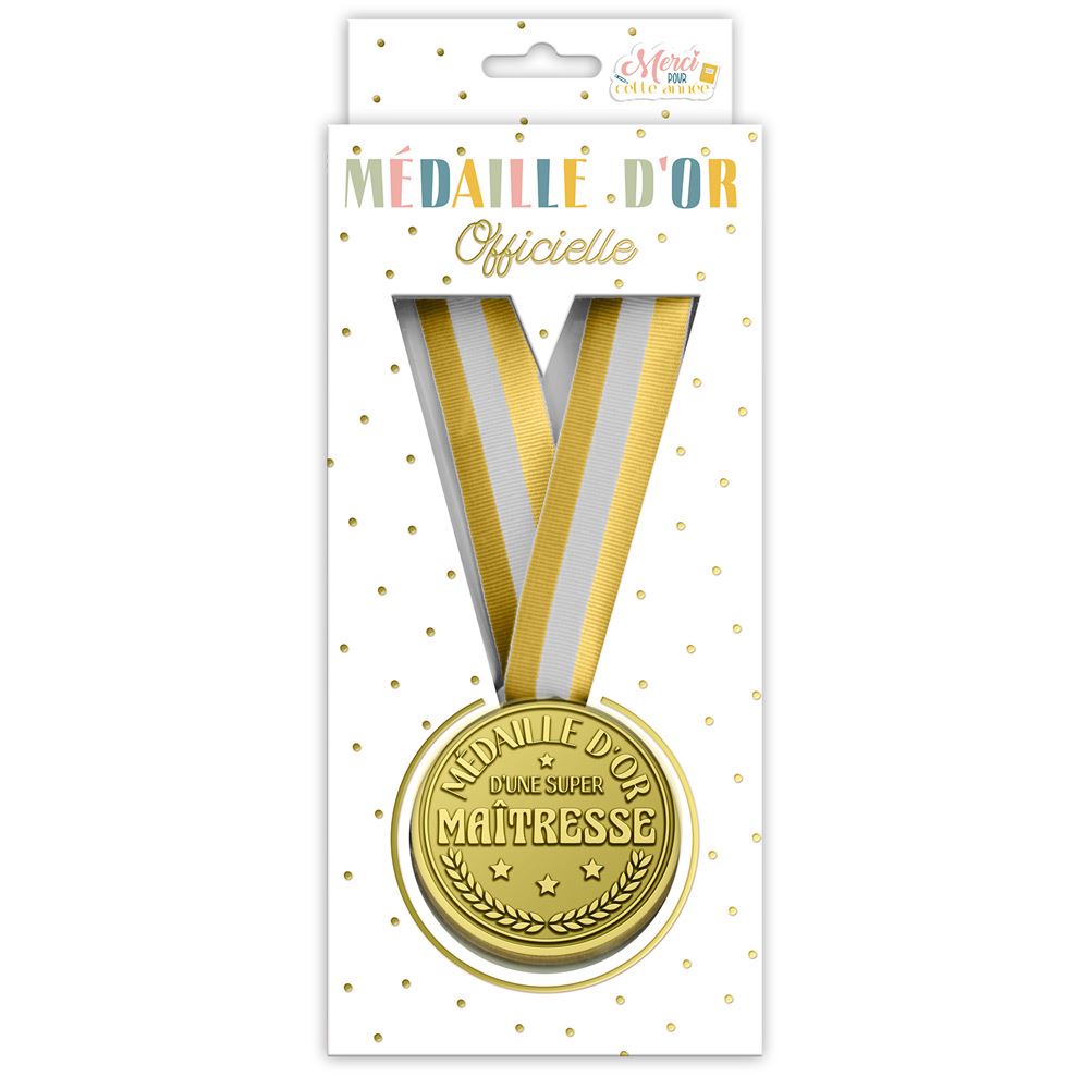 MÉDAILLE D'OR MAÎTRESSE