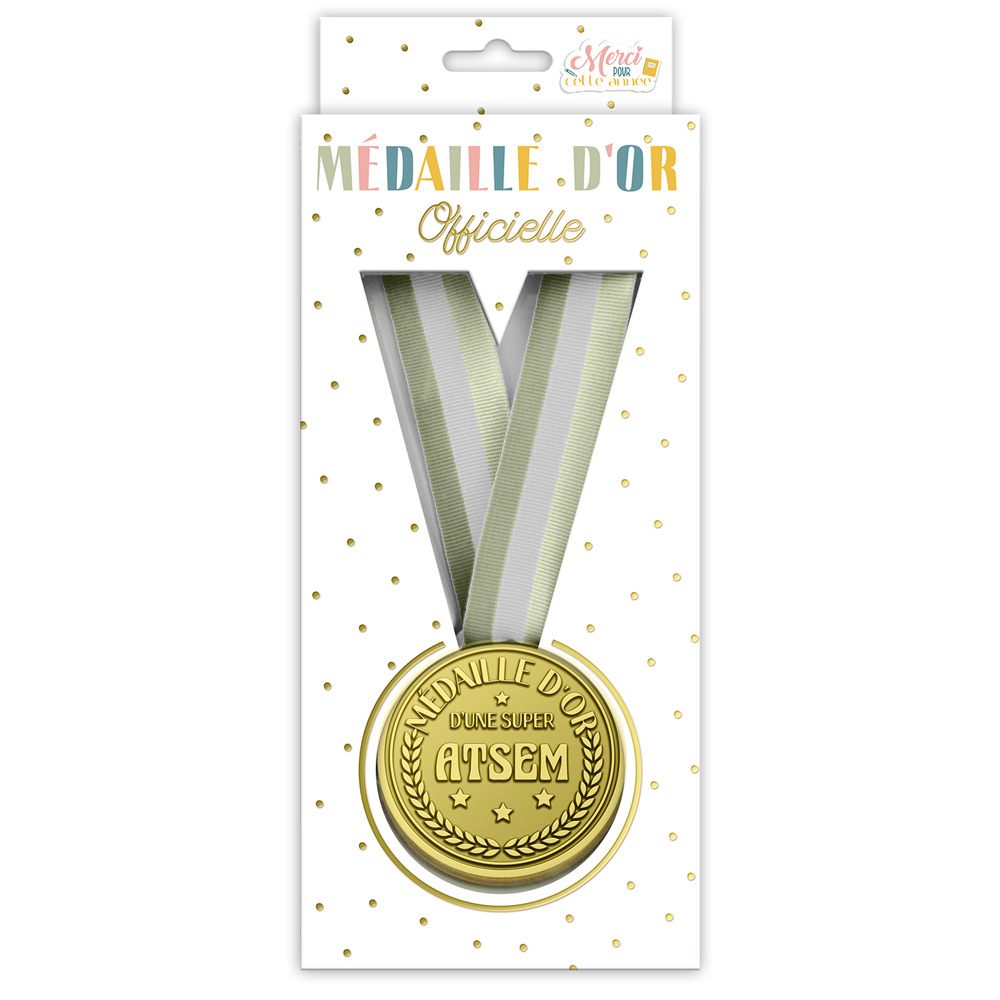 MÉDAILLE D'OR ATSEM