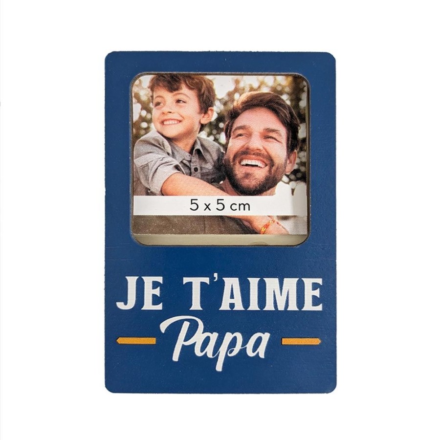 MAGNET PHOTO "JE T'AIME PAPA"