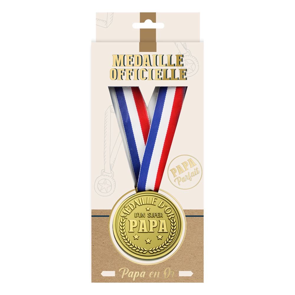 MÉDAILLE D'OR "SUPER PAPA"