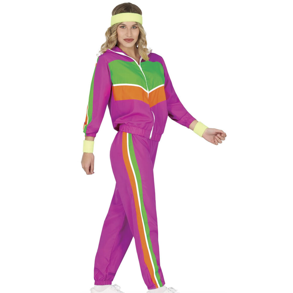 DÉGUISEMENT FEMME GYMNASTE ROSE (36/38)