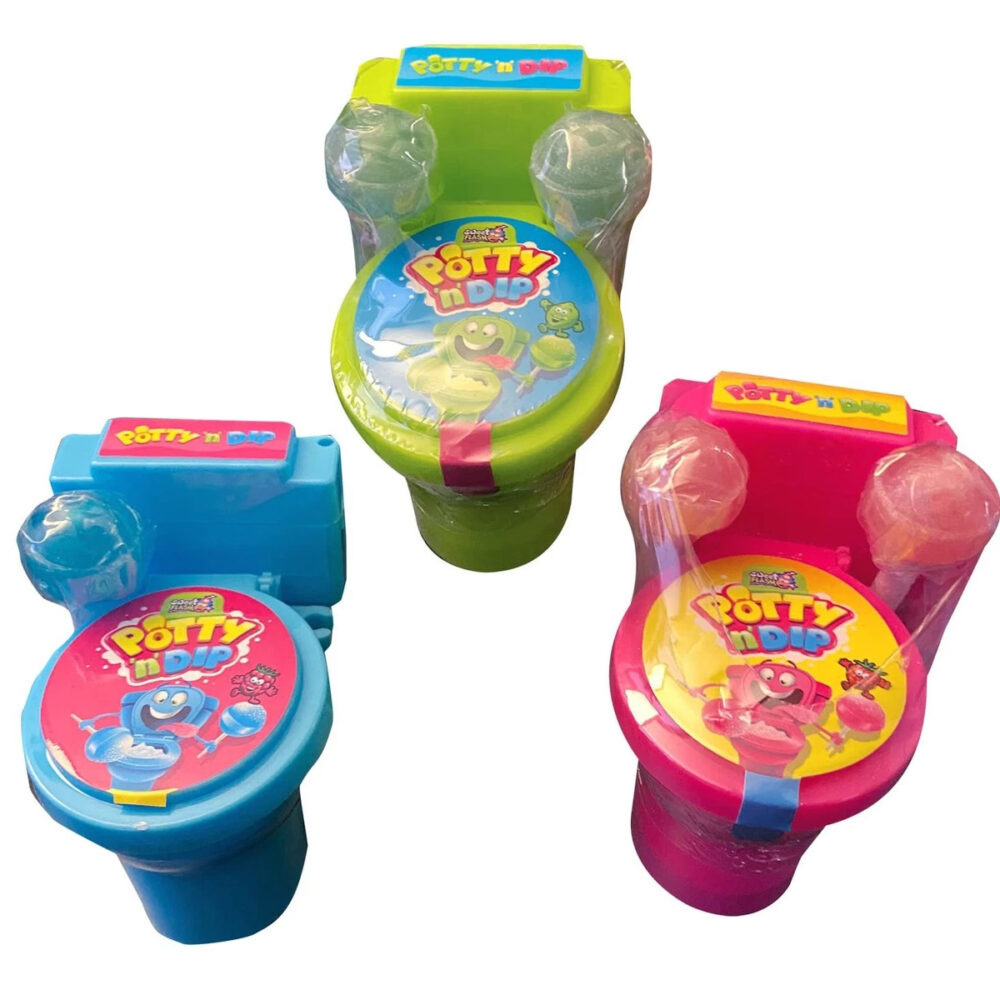 TOILETTES POTTY N'DIP 2 SUCETTES + POUDRE (25G)