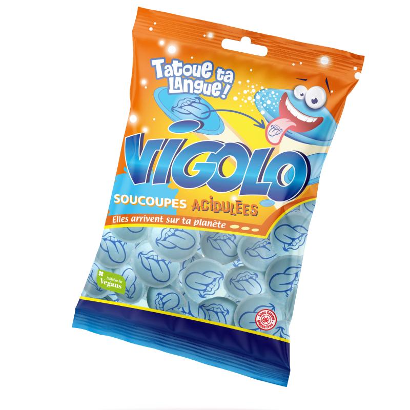 SOUCOUPES BLEUES AVEC TACHE LANGUE (33G)