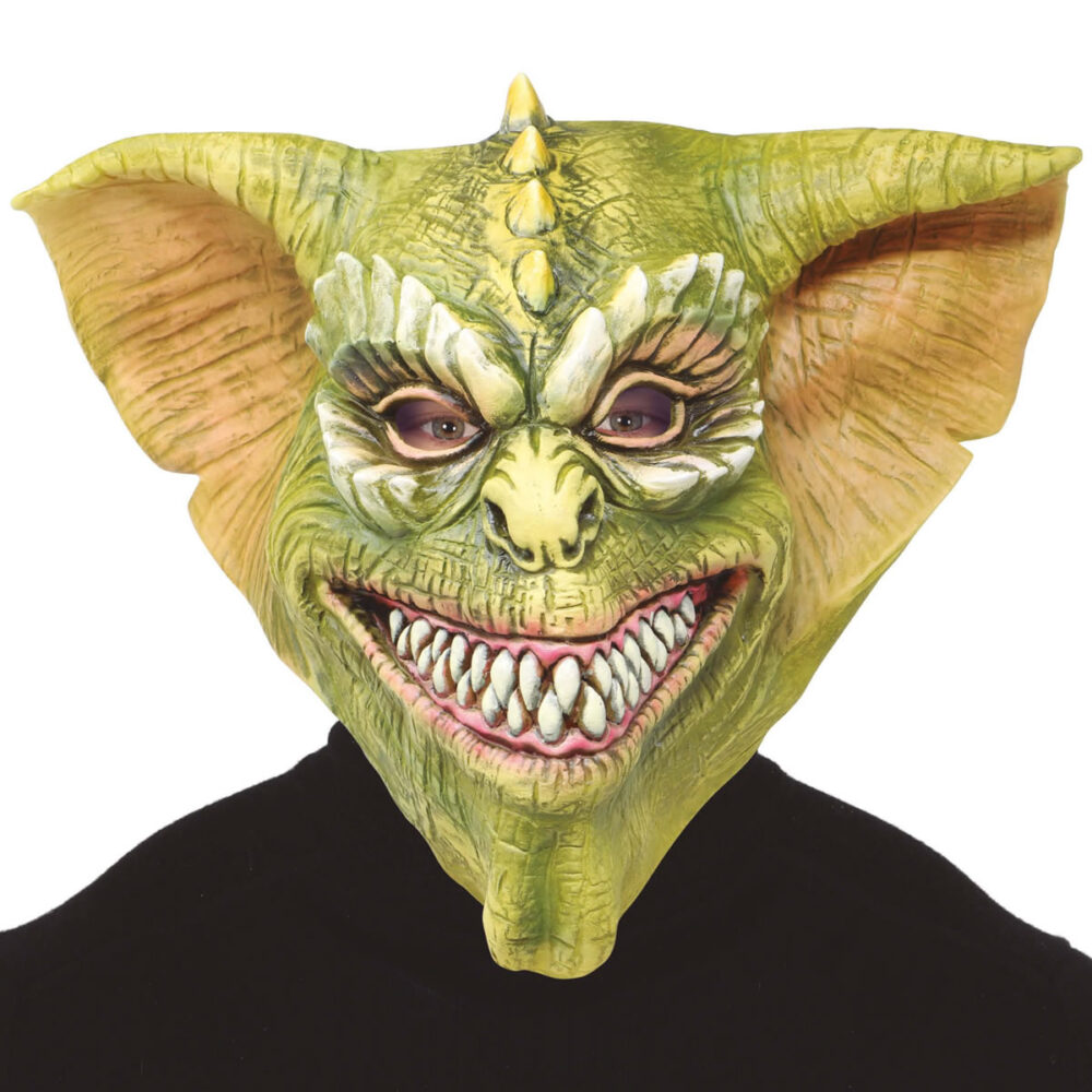 MASQUE CRÉATURE MALÉFIQUE VERT LATEX