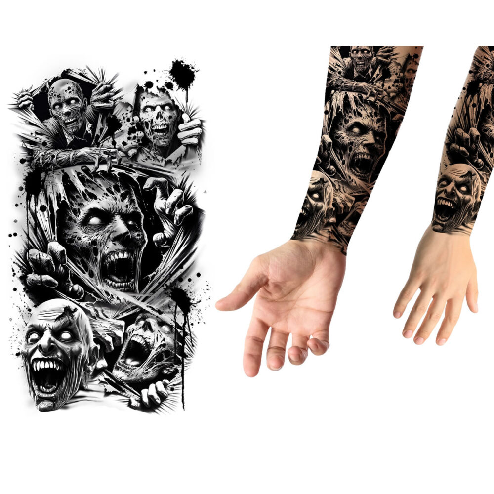 TATOUAGE ZOMBIE (30CM)