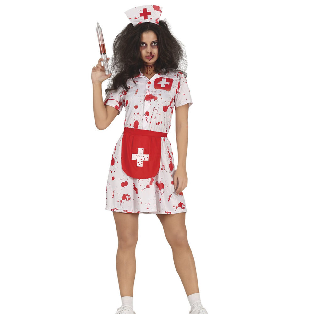 COSTUME INFIRMIÈRE SANGLANTE (44/46 - XL)