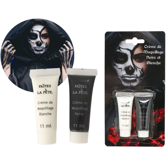 CRÈMES MAQUILLAGE NOIR ET BLANC (2X11ML)