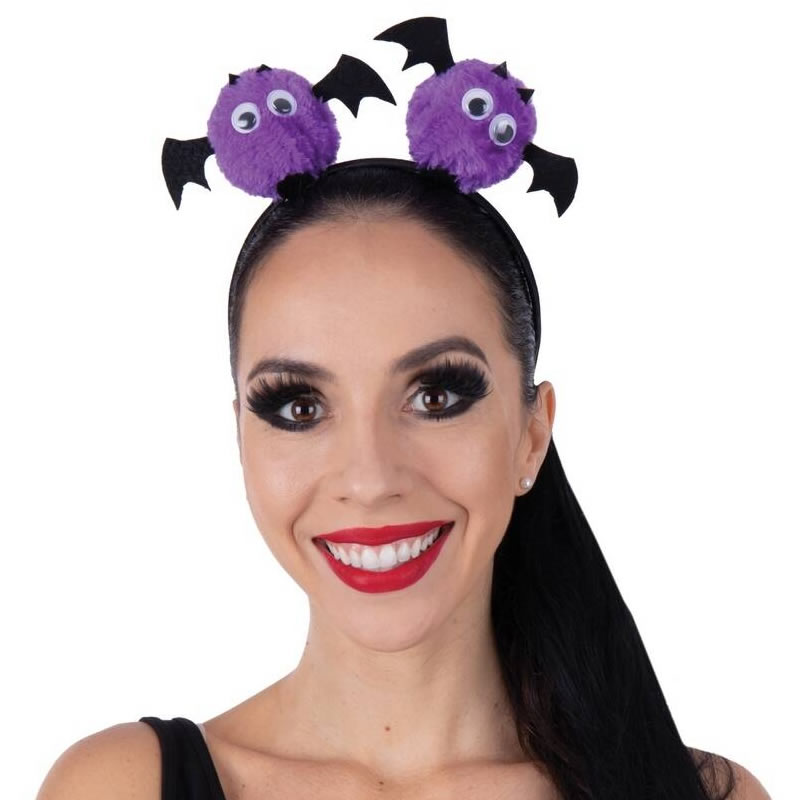 SERRE-TÊTE CHAUVES-SOURIS POMPONS