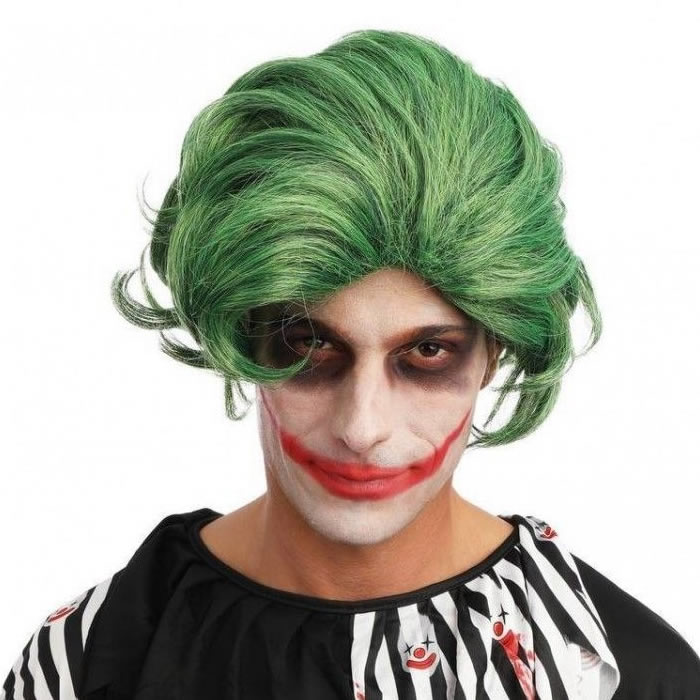 PERRUQUE CLOWN DIABOLIQUE VERT
