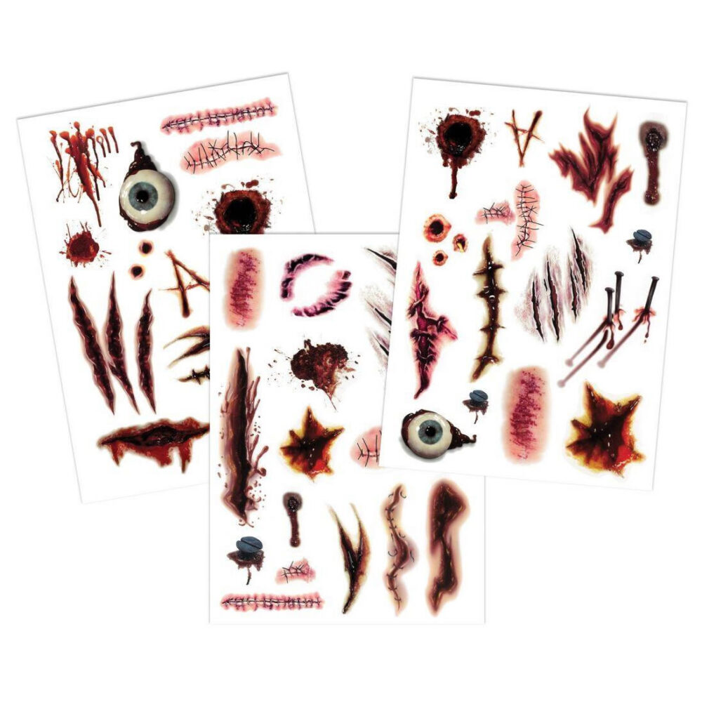 TATOUAGES CICATRICES (3 MOD. AU CHOIX)