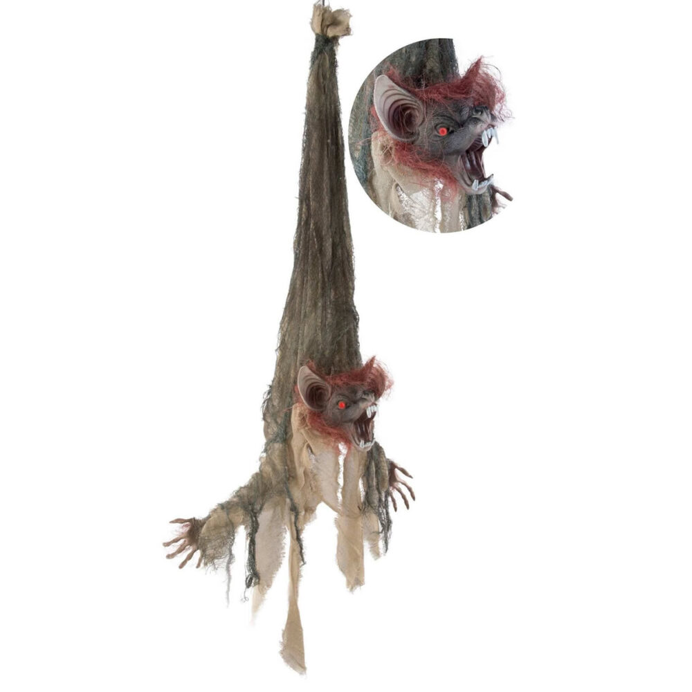 CHAUVES-SOURIS ANIMÉE À SUSP. (90CM)
