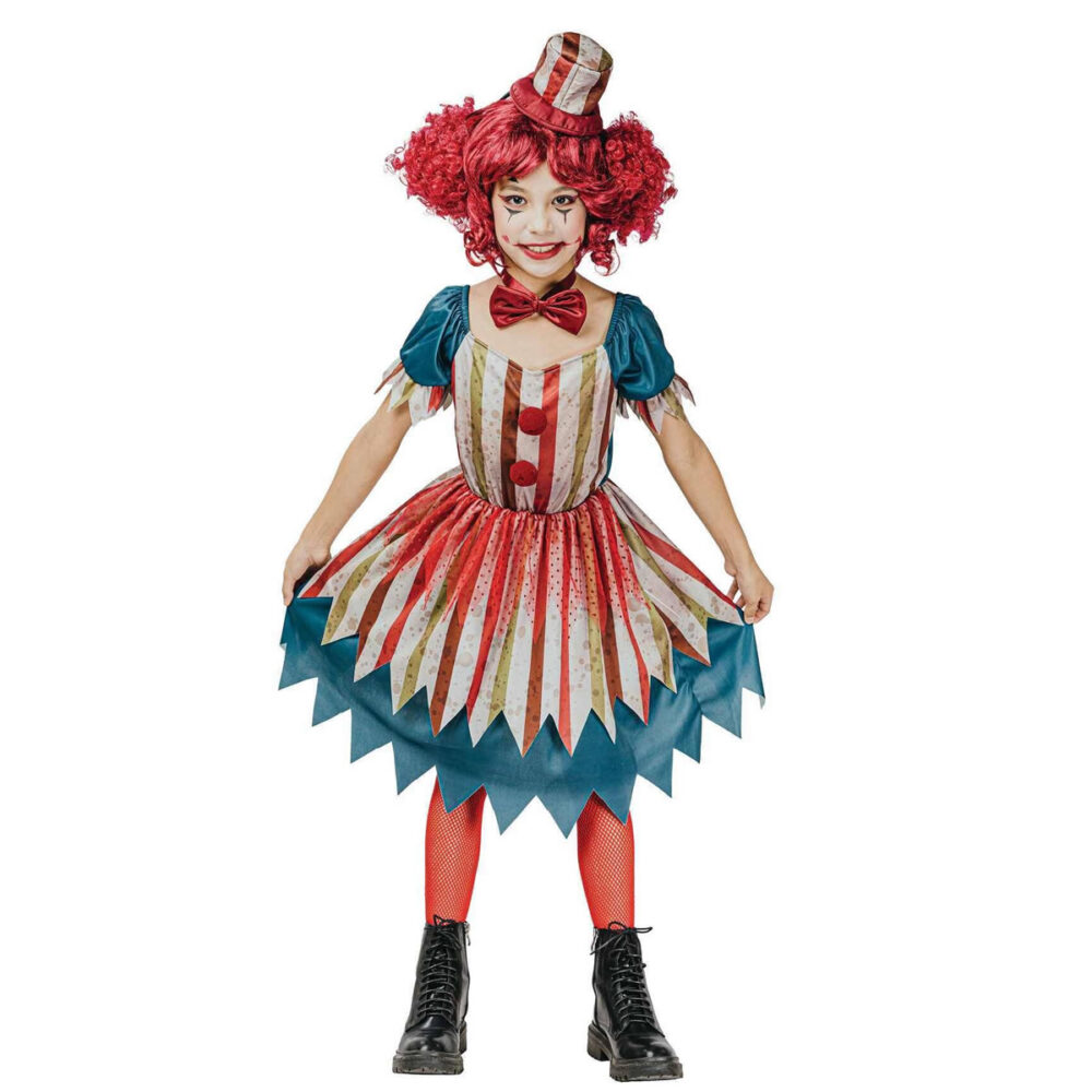 COSTUME CLOWN VINTAGE FILLE (7/9 ANS)