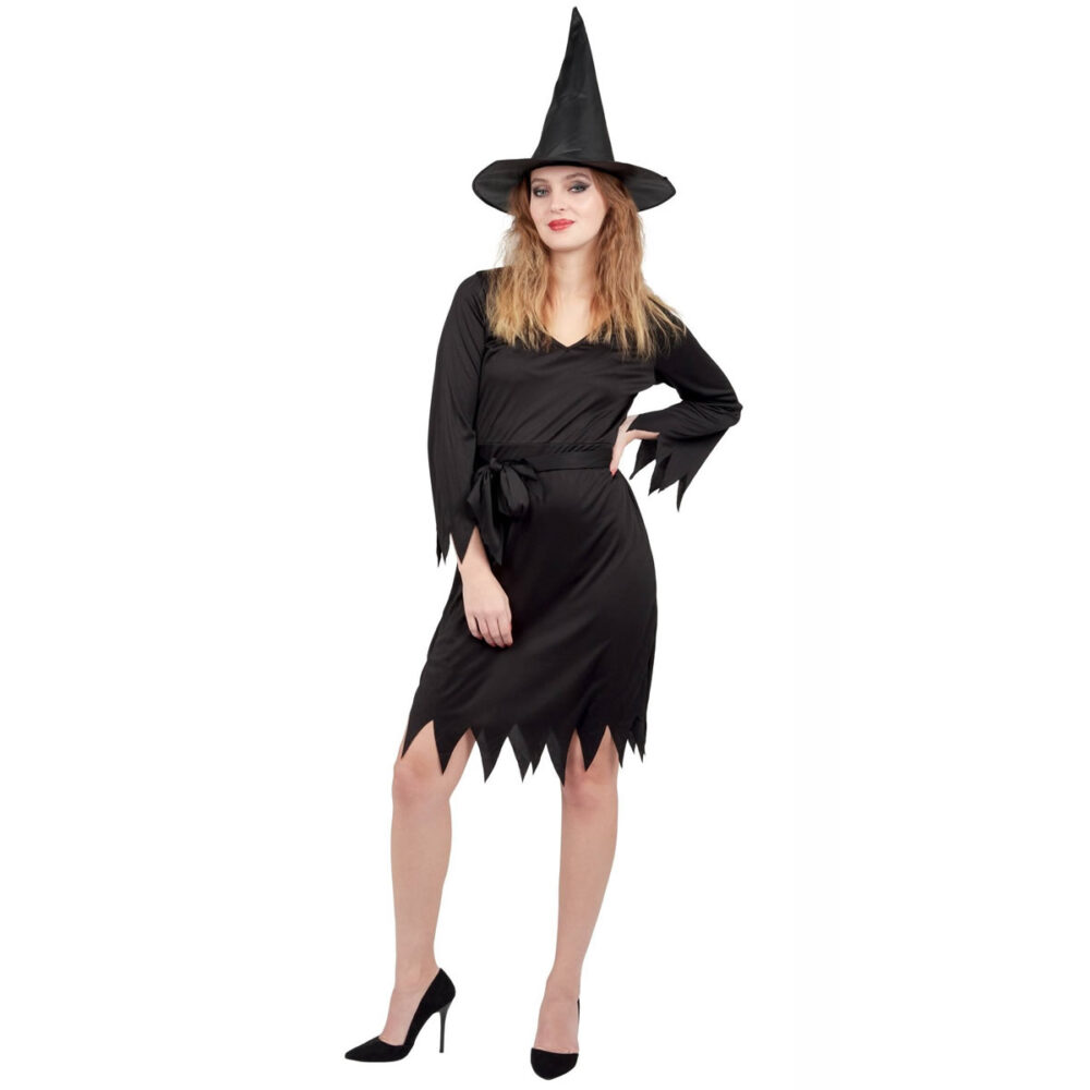 COSTUME SORCIÈRE NOIRE (XXL)