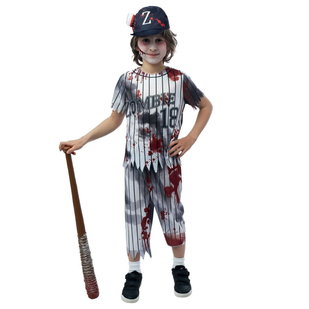 COSTUME ZOMBIE JOUEUR BASEBALL (5/6 ANS)