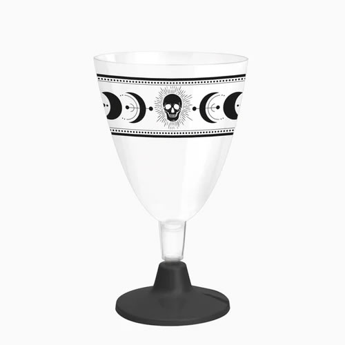 VERRES A VIN CRANE NOIR X3 (22CL)