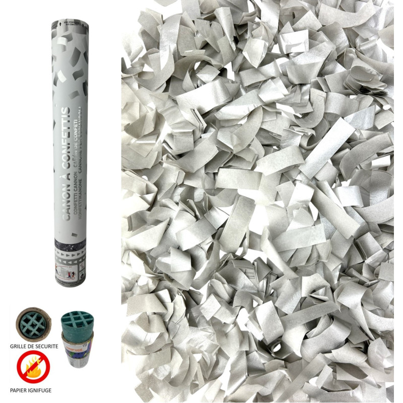 CANON CONFETTIS PAPIER ARGENT