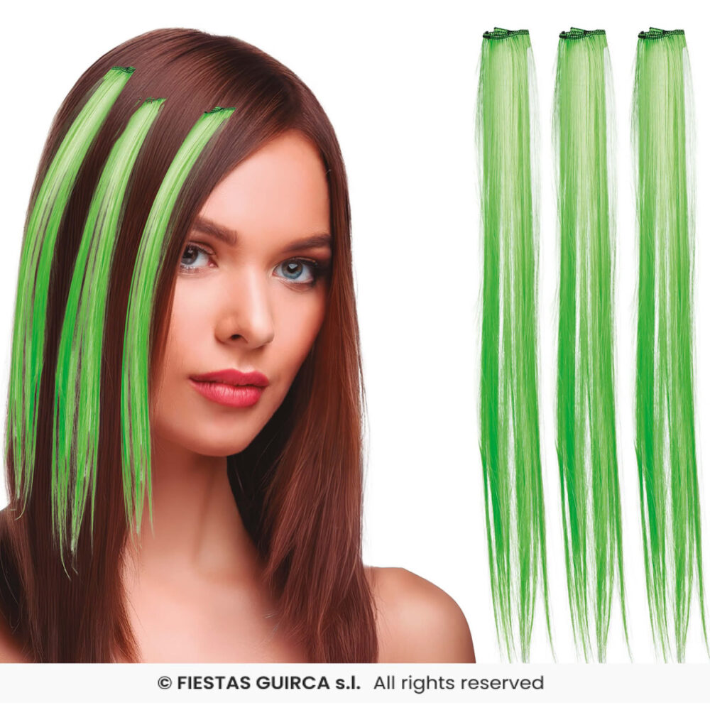 3 MÈCHES VERTES