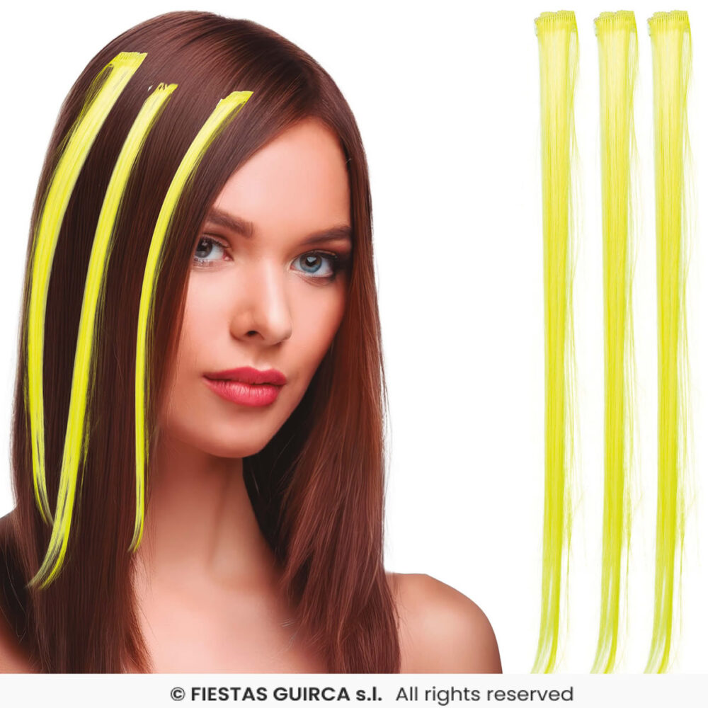 3 MÈCHES JAUNES
